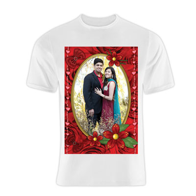 "Personalised White T-shirt  - Code 16A - Click here to View more details about this Product